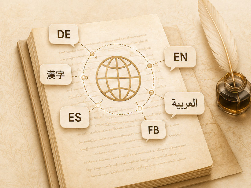 Translation into several languages